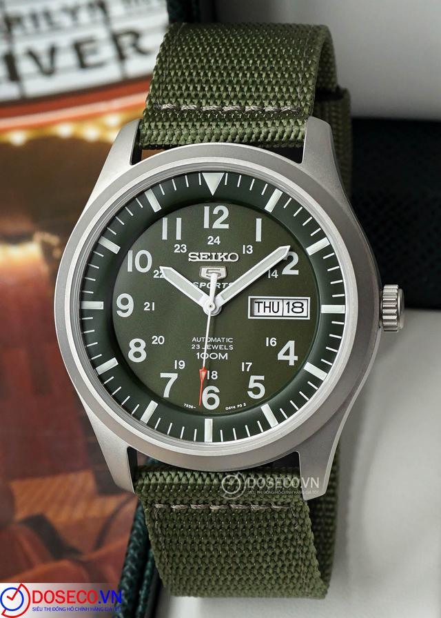 Seiko 5 quân đội automatic SNZG09K1