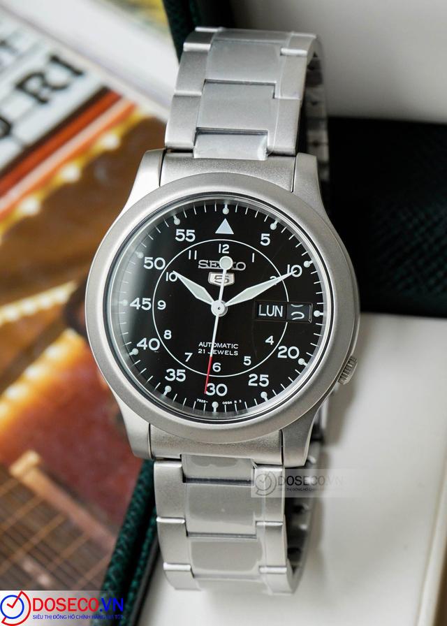 Seiko 5 quân đội dây kim loại SNK809K1