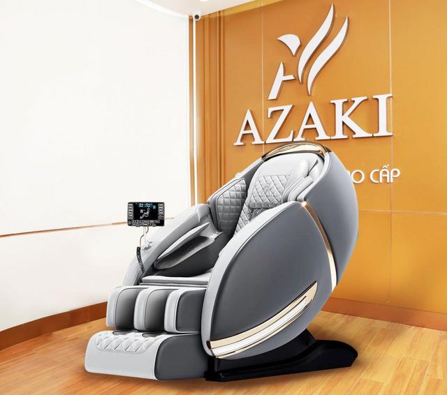 GHẾ MASSAGE AZAKI CS25 PLUS - GHI XÁM