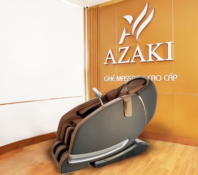 GHẾ MASSAGE AZAKI CS25 PLUS - NÂU