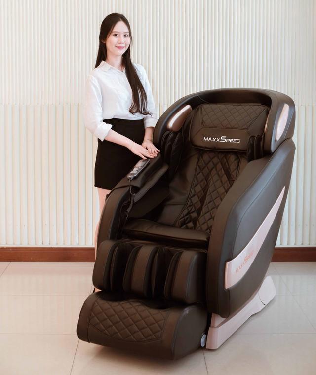 GHẾ MASSAGE CAO CẤP 4D MAXXSPEED ES30 - ĐEN