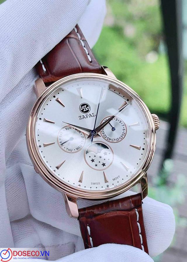 Zapal ZP201WR mặt trắng viền vàng