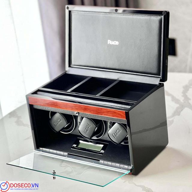 Hộp Xoay Fraco DX30 Red Wood (3 xoay, 3 ngăn chứa đồ)