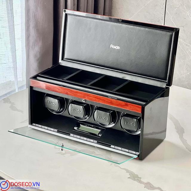 Hộp Xoay Fraco DX40 Red Wood (4 xoay, 4 ngăn chứa đồ)