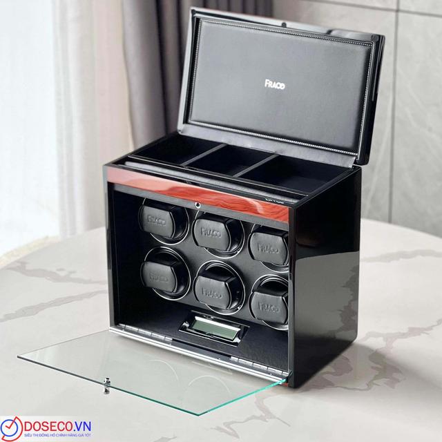 Hộp Xoay Fraco DX60 Red Wood (6 xoay, 3 ngăn chứa đồ)