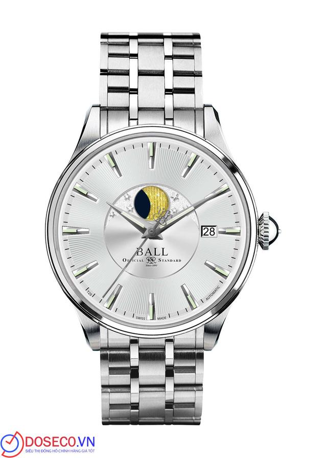 Ball Trainmaster Moon Phase NM3082D-SJ-SL