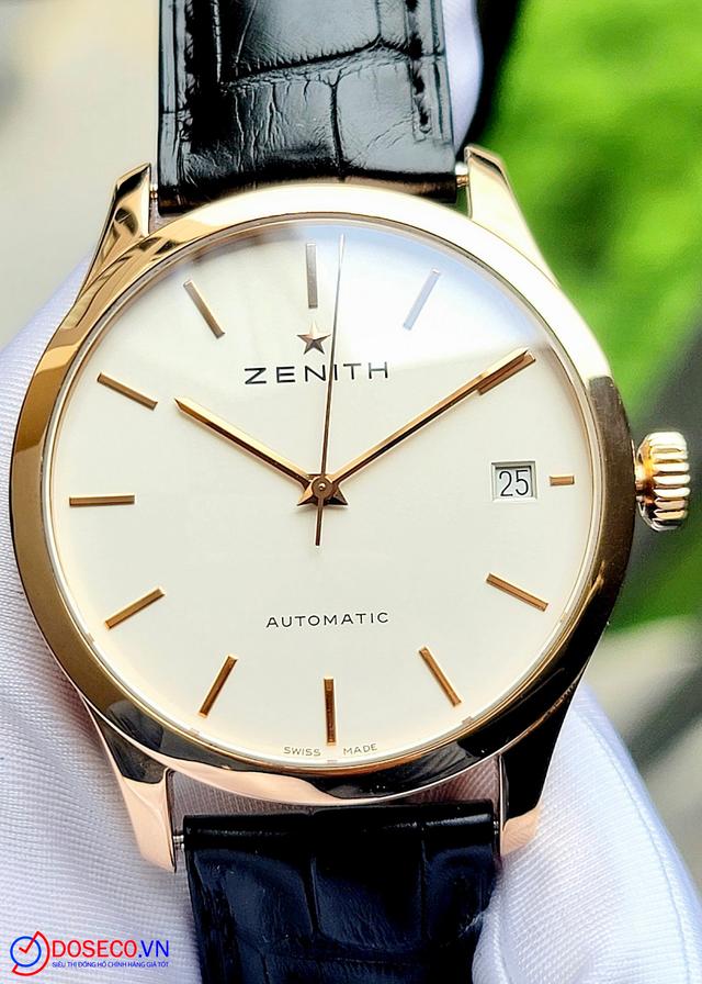 ZENITH ELITE CAPTAIN PORT ROYAL ROSE GOLD 18.5000.2572PC/01.C498 like new