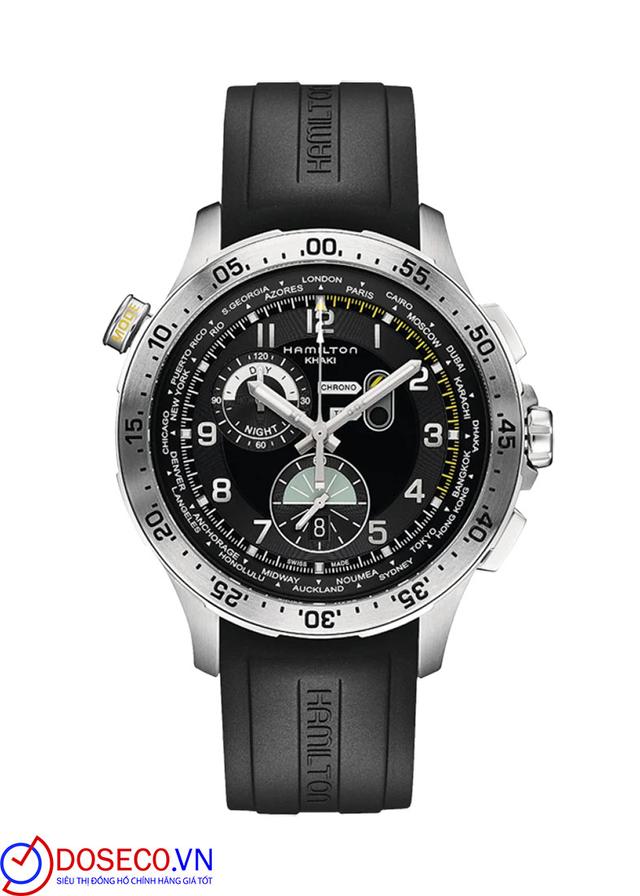 HAMILTON Khaki Aviation Worldtimer Chrono H76714335