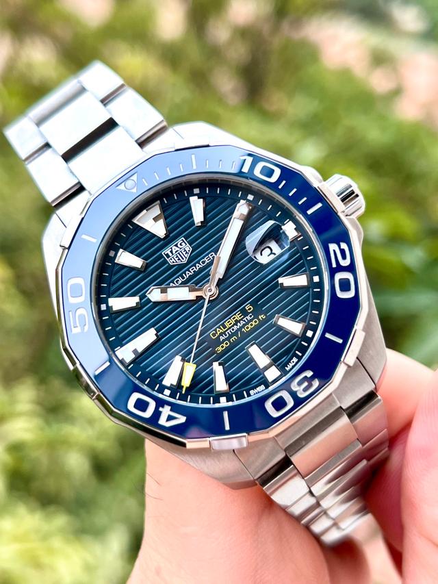 Tag Heuer Aquaracer Blue Dial WAY201B.BA0927 used