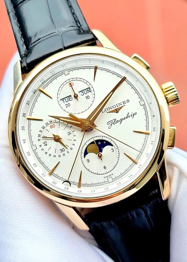 Longines Flagship Heritage Complete Calendar L4.792.8.77.2 used