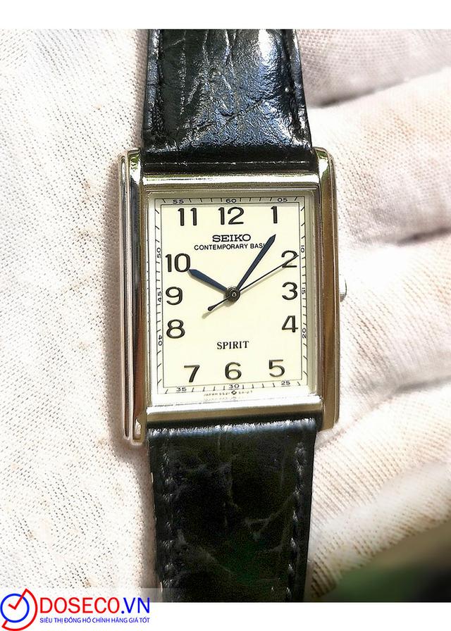 Seiko Spirit tank SCEZ005 Quartz, kim trôi