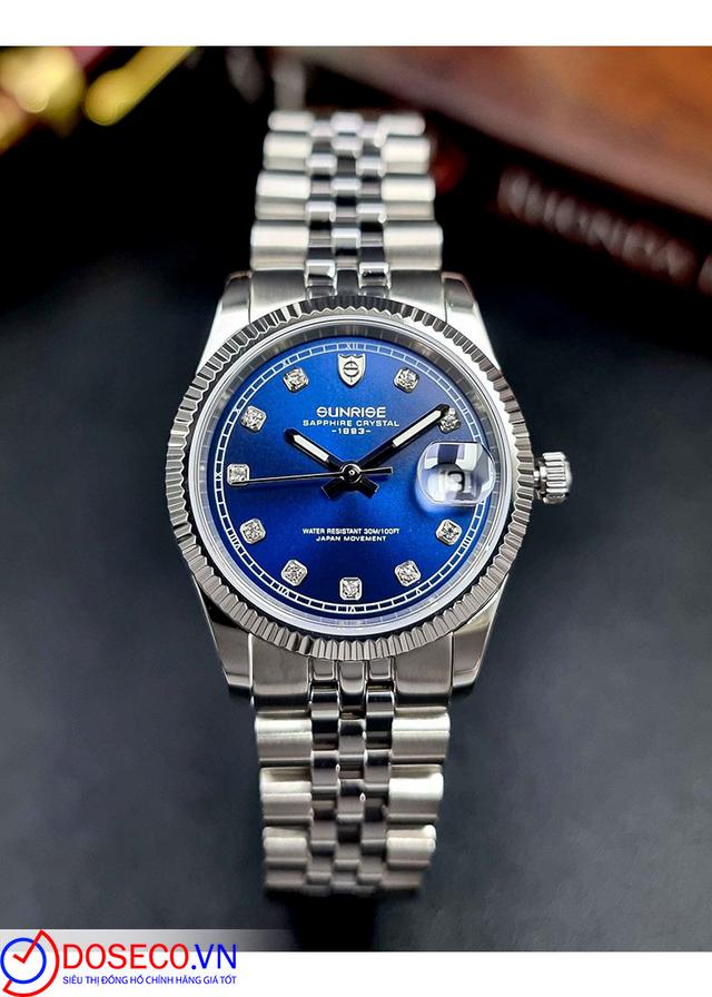 Sunrise 1255SA Sắt Trắng Blue Nữ