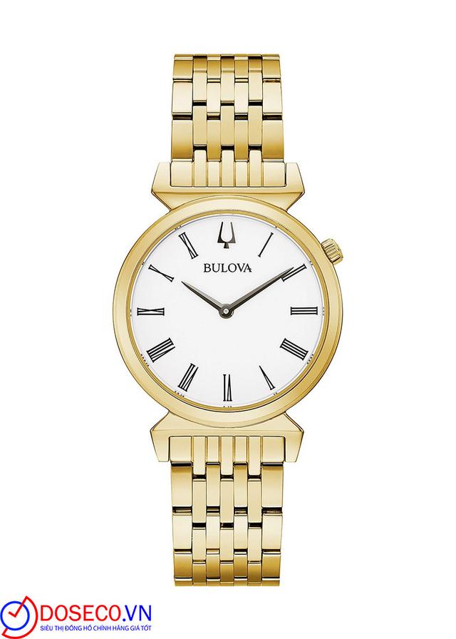BULOVA REGATTA GOLD-TONE 97L161