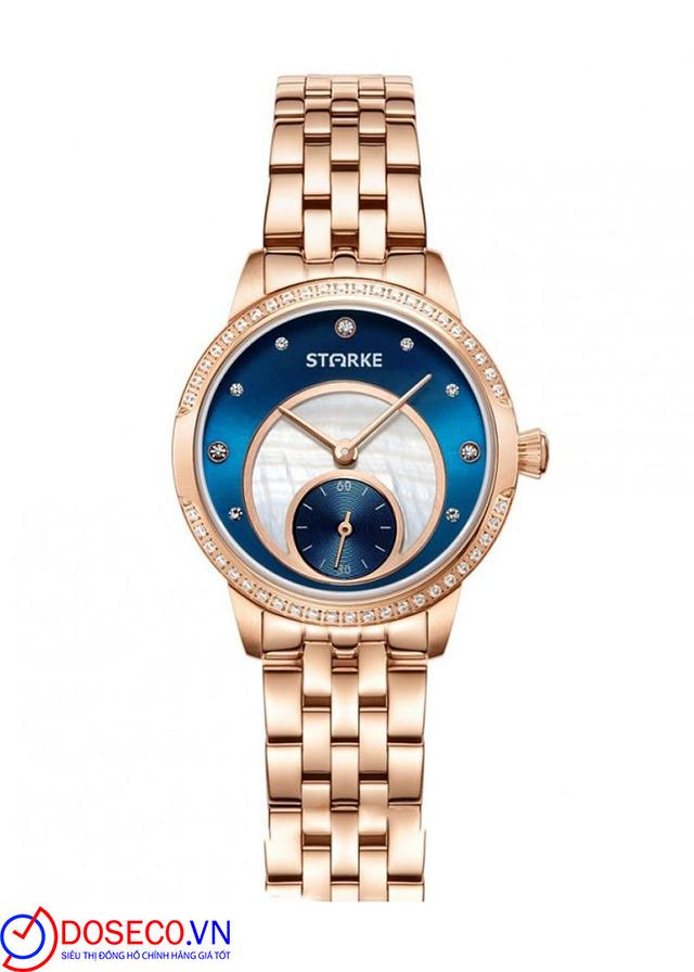 Starke SK103AL - Mặt xanh dương, Inox rose