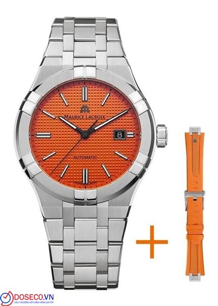 MAURICE LACROIX AIKON AI6008-SS00F-530-E (AI6008SS00F530E) KÈM DÂY CAO SU