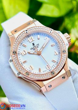 Hublot Big Bang Quartz vàng khối, kim cương 361.PE.2010.RW.1104 (361PE2010RW1104) used