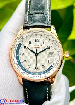 Longines Master Collection Worldtimer 18k Rose Gold L2.631.8.70.3 (L26318703) used