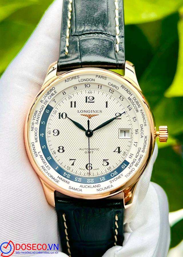 Longines Master Collection Worldtimer 18k Rose Gold L2.631.8.70.3 (L26318703) used