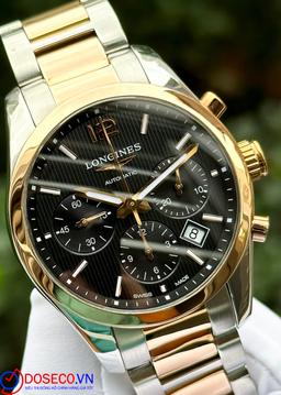 Longines Conquest Classic Chronograph 18K L2.786.5.56.7 (L27865567) used