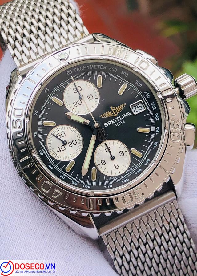 BREITLING Chrono Shark Automatic Black Watch A13051 USED