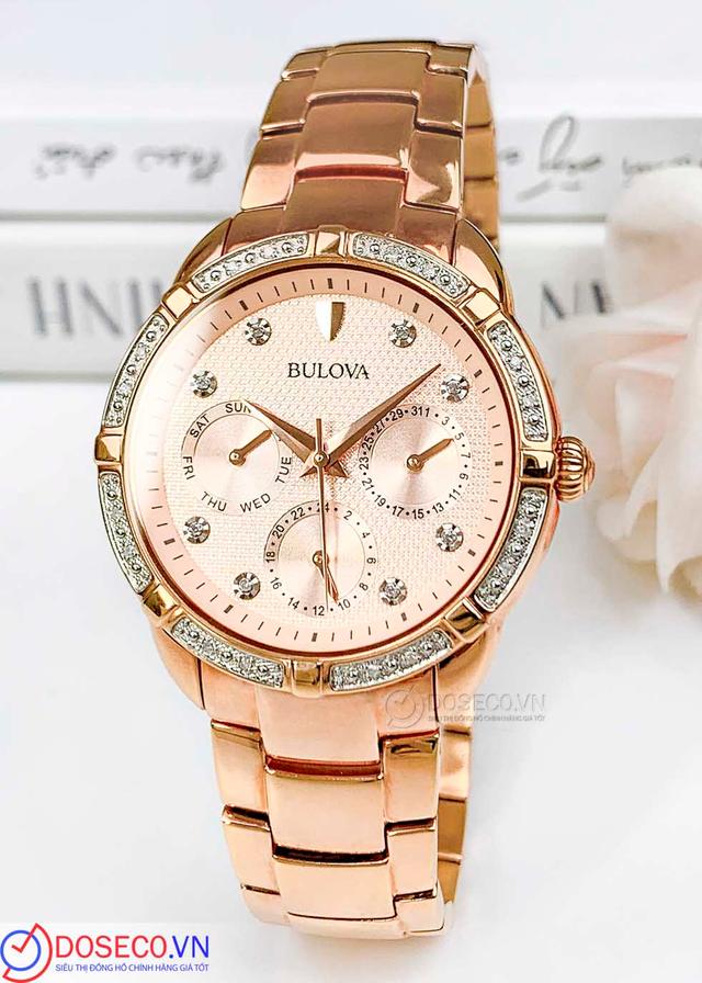 Bulova Diamond Multi Function 98R178
