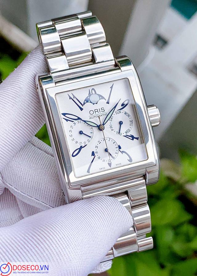 Oris Rectangular Complication GMT Moonphase 7528