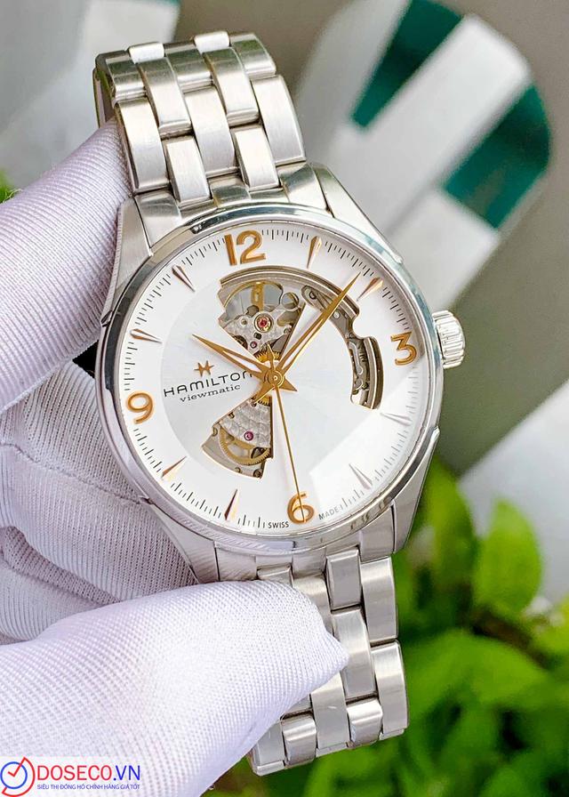 Hamilton Jazzmaster Open Heart H32705151 Used 2 ( 2 dây)