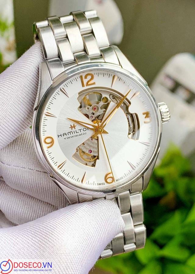 HAMILTON JAZZMASTER OPEN HEART H32705151 used