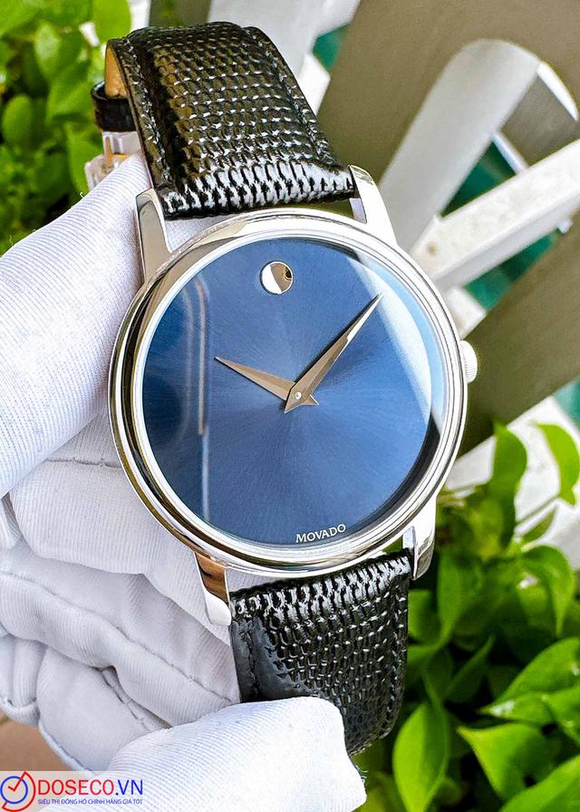 Movado Museum Blue Dial Mens 2100009 hàng trưng bày