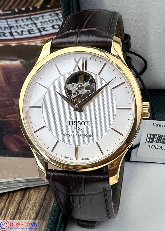 Tissot Tradition Open Heart T063.907.36.038.00 used