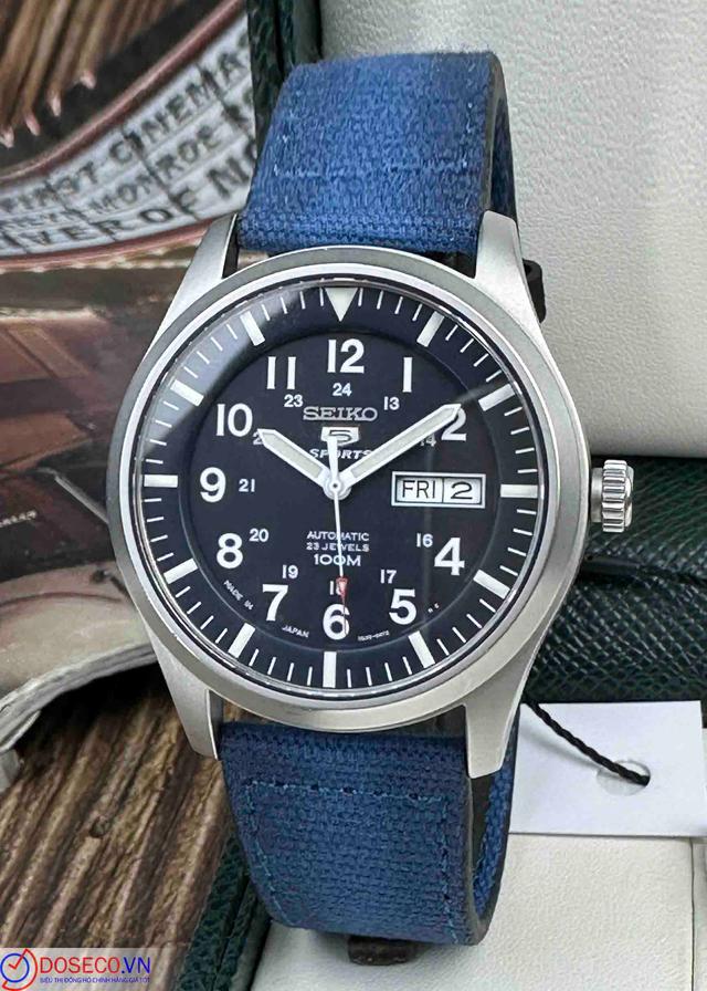 Seiko 5 quân đội size 42 mm SNZG11J1 Used