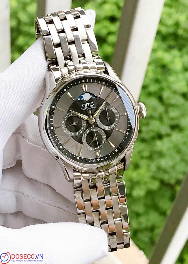 Oris Artelier Complication Automatic Men's Watch 581-7592-4054MB used