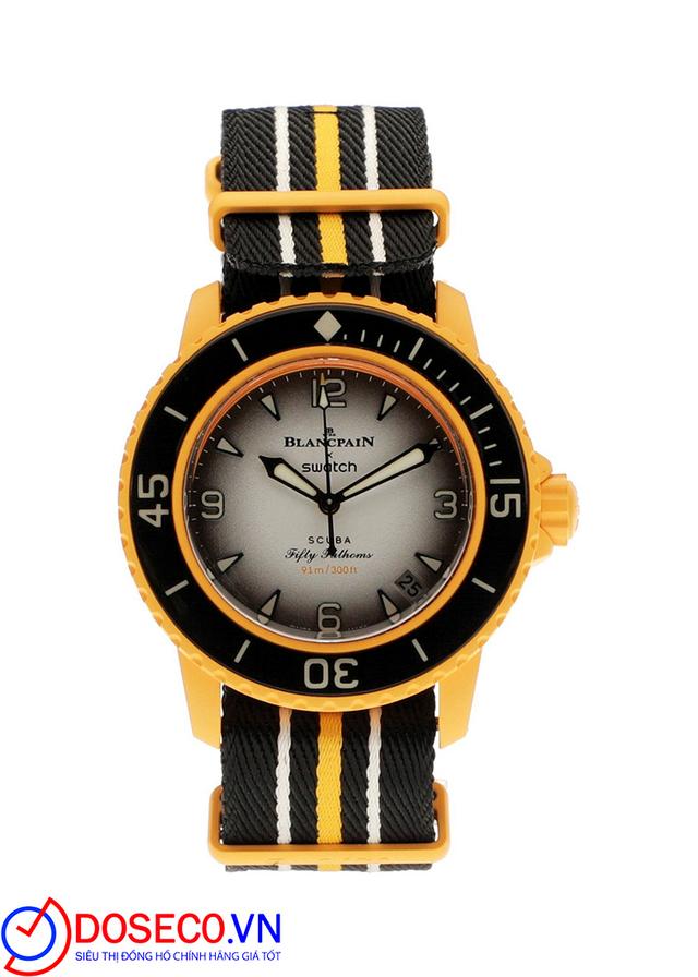Swatch x Blancpain Bioceramic Pacific Ocean Watch SO35P100