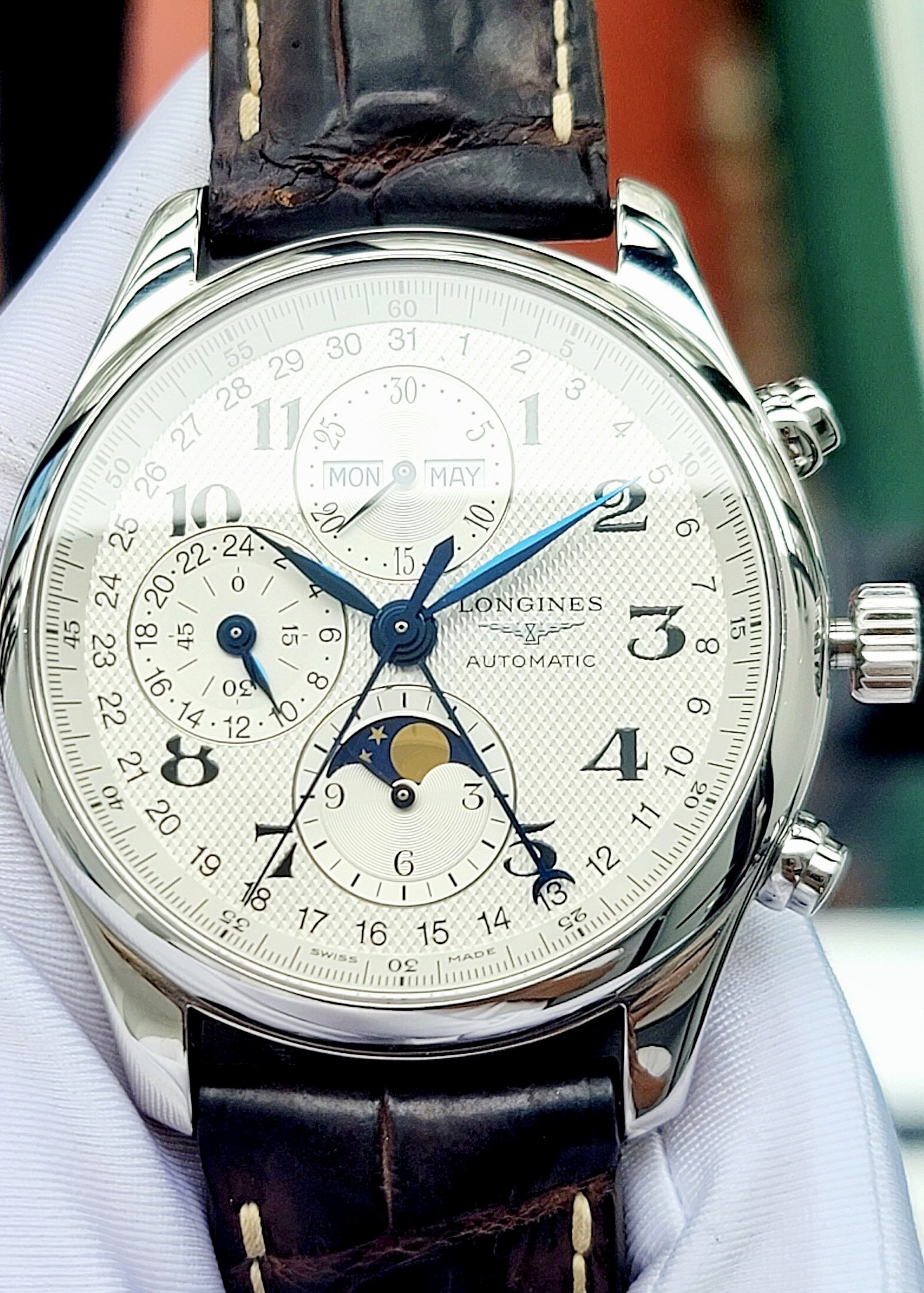Longines Master Collection Moonphase Triple Calendar used