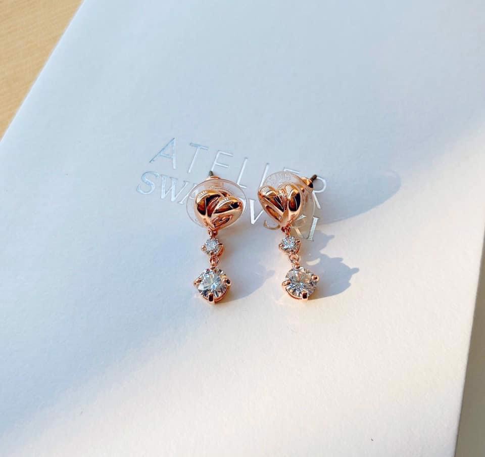 Bông tai tim Lifelong Swarovski Swarovski Lifelong Heart drop
