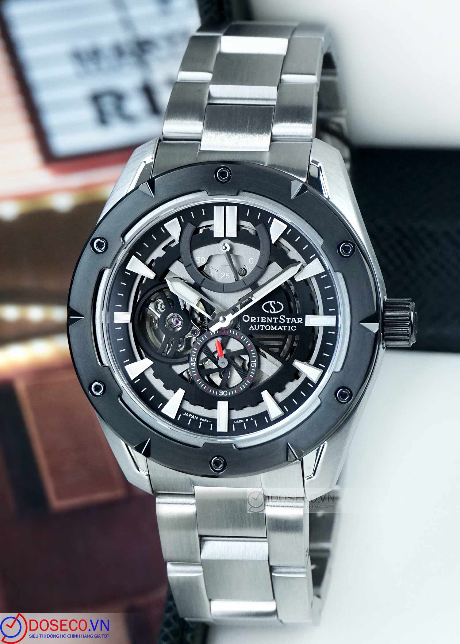 Orologio Automatico Uomo ORIENT STAR Avant-Garde Skeleton – Cassa Argento 42,6mm – Spedito Dal Giappone