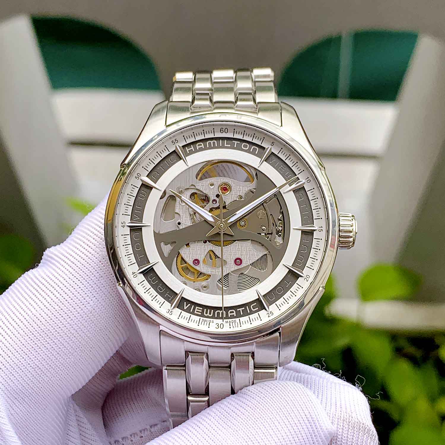 Hamilton Jazzmaster Viewmatic H42555151 like new