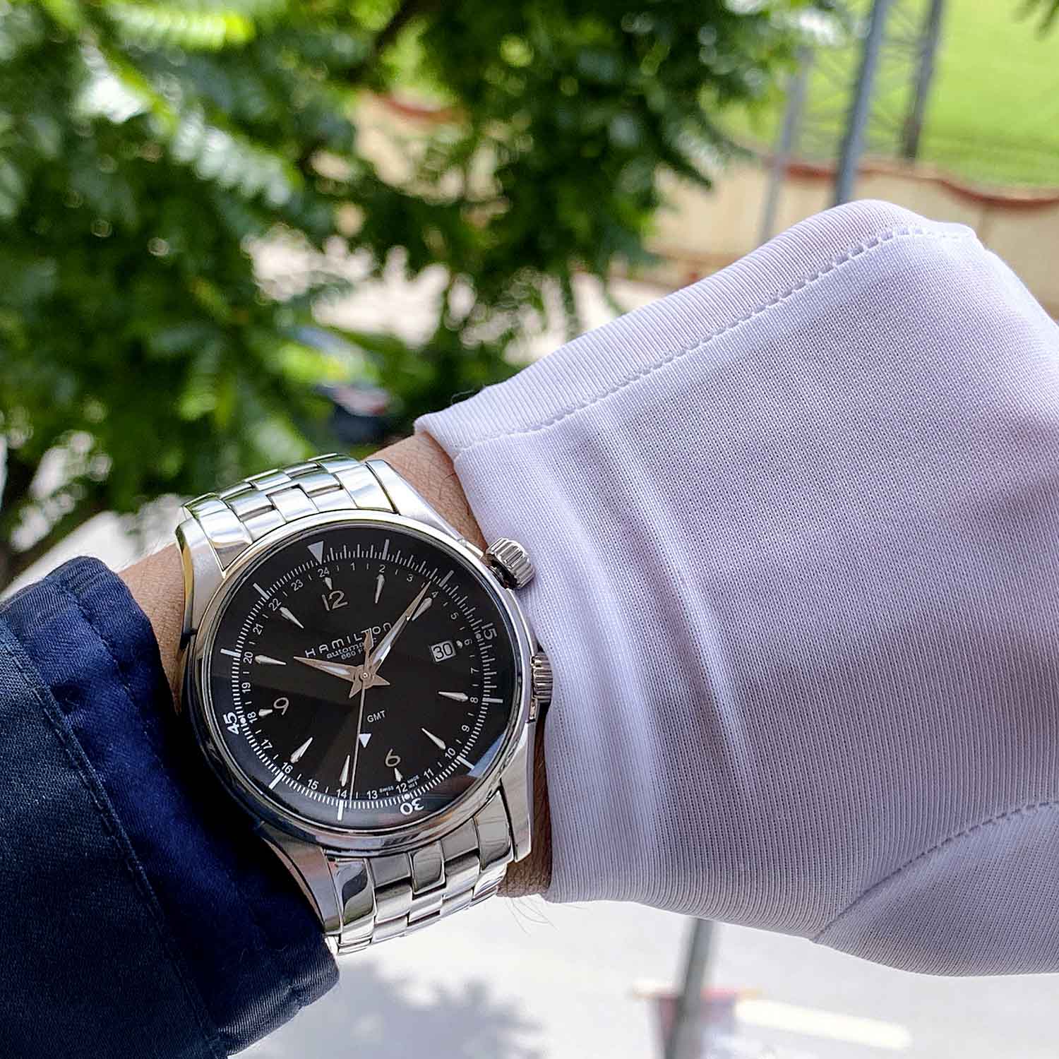 Hamilton Traveller GMT H32615135 Used