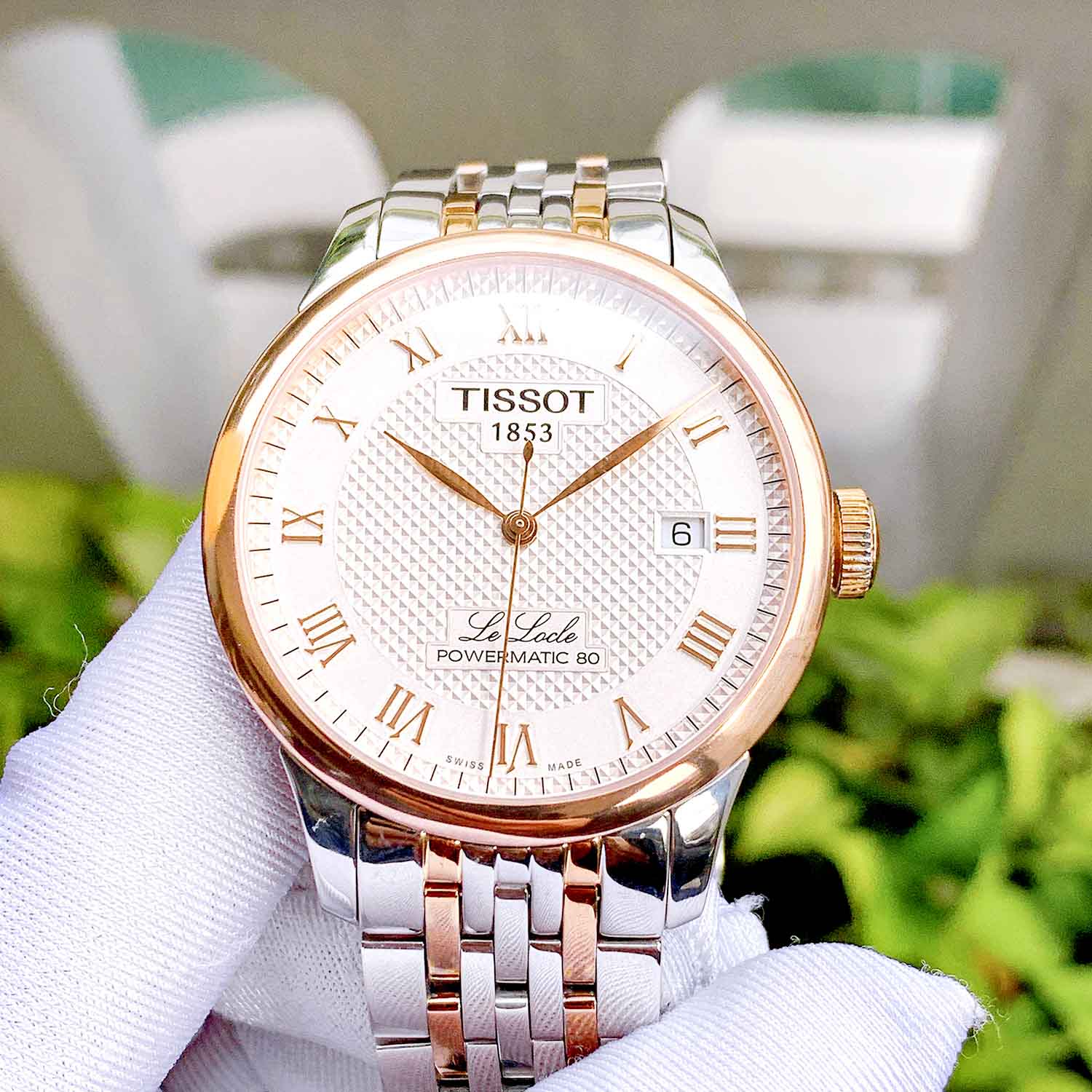 Tissot Le Locle Automatic Powermatic 80 / orologio uomo / quadrante blu