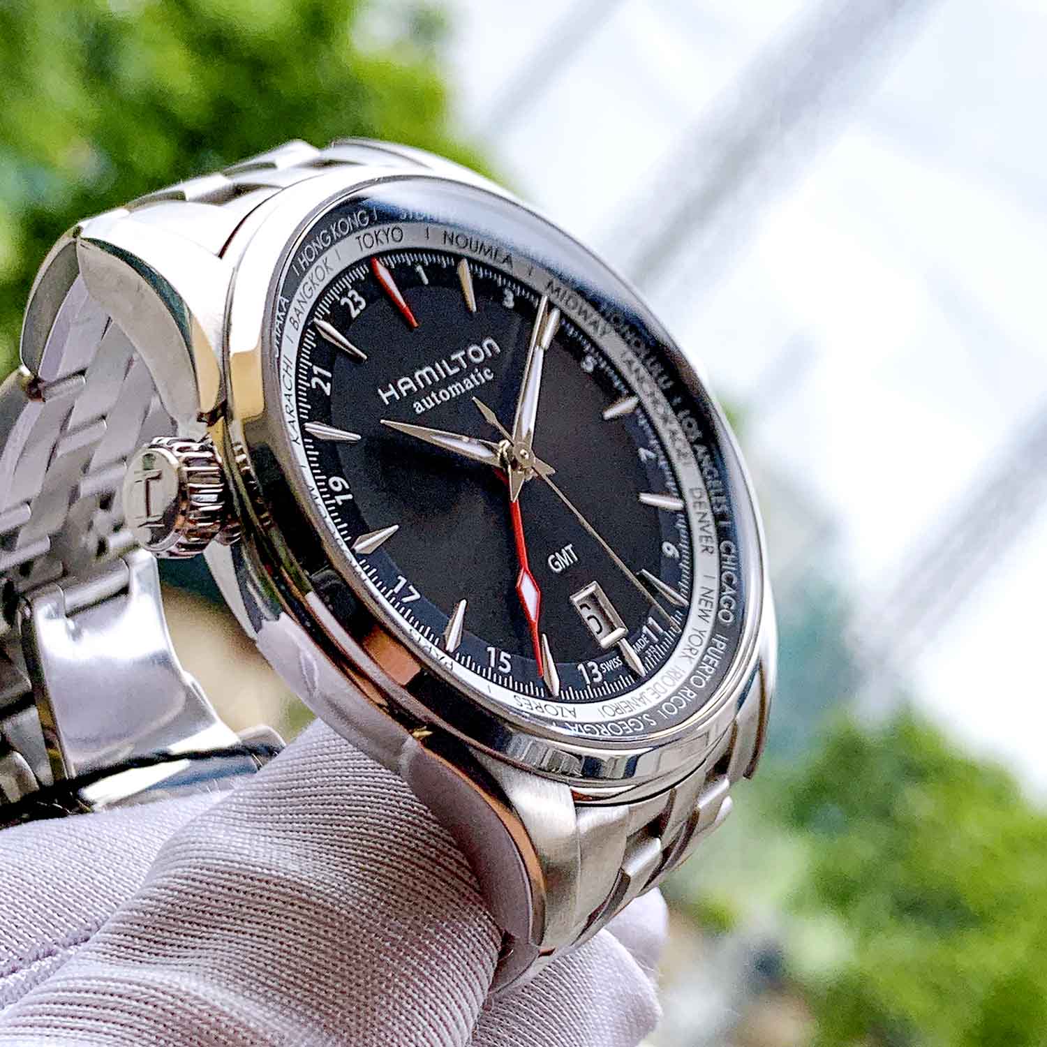 Hamilton World Time H32695131 Like new