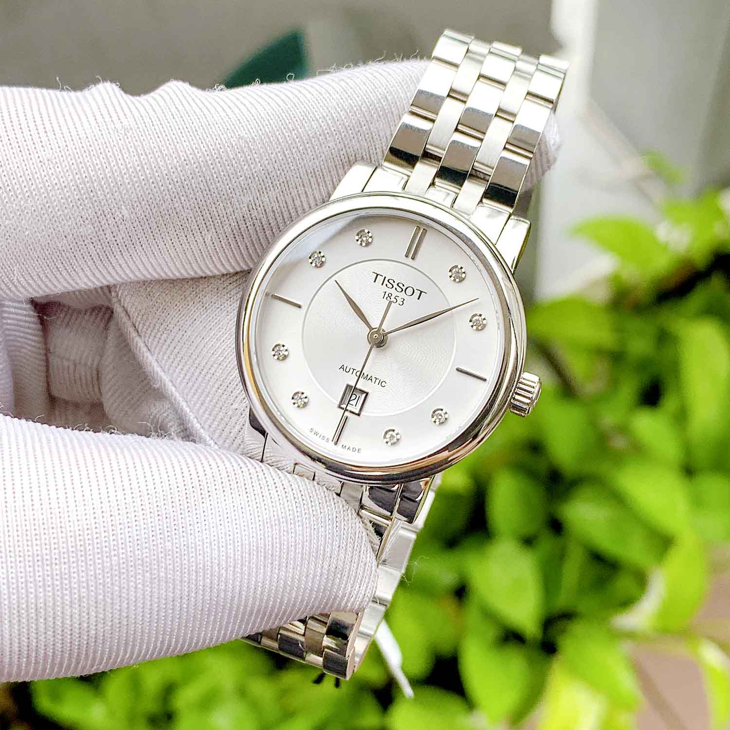 Tissot T-Classic Automatico T1222071103600 – Orologio Uomo In Acciaio, Quadrante Argento, Fondo A Vista